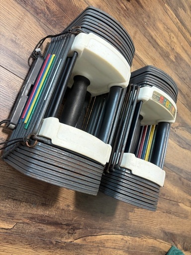 パワーブロック　可変ダンベル　50ibs（22.5kg）x2 