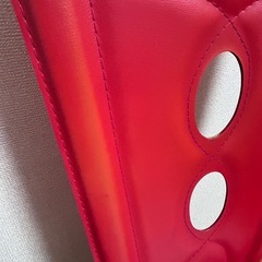 IDC大塚家具 ハイバックチェア 赤　2脚セットの画像