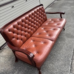 革製ソファの画像