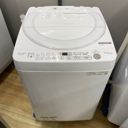 SHARP 7.0kg全自動洗濯機【リサイクルフカツ岡崎倉庫店】260222SM-40