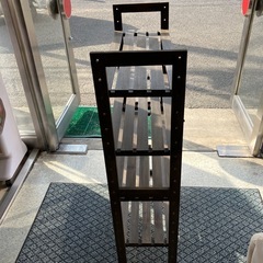 O 2602-1157 木製オープンシェルフ　キズ汚れ有りの画像