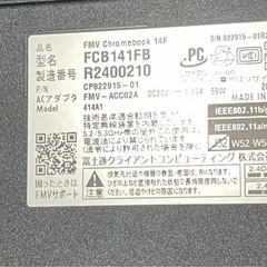 FMV Chromebook 14F celeron 6305 8GB 64GBの画像