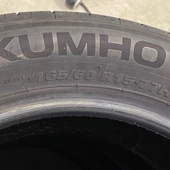& 夏タイヤ　4本セット165/60R15 KUMHO クムホ　2023年製の画像