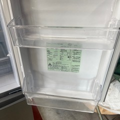 2018年製AQUAノンフロン２ドア冷蔵庫126Lの画像