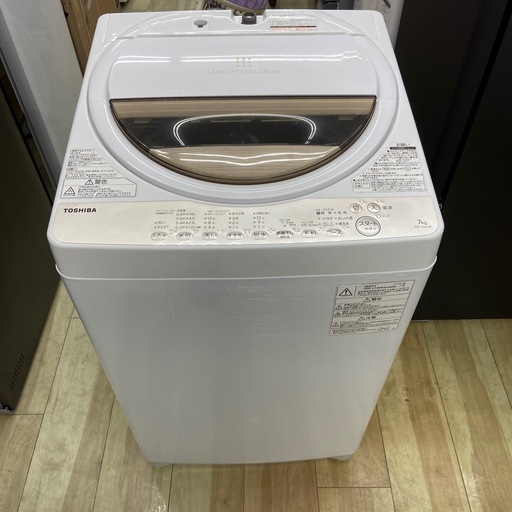 東芝 7.0kg全自動洗濯機【リサイクルフカツ岡崎倉庫店】260222SM-43