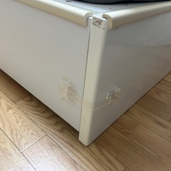 3/13午前まで　ニトリ　ダブルベッド・マットレスセットの画像