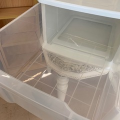 美原店　収納ケース　小型　1段　在庫2の画像