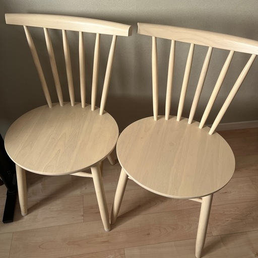 桜屋工業　ダイニングチェア×2脚