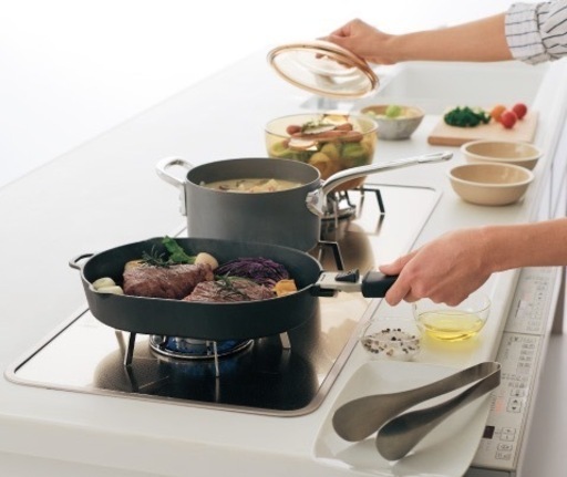 グリルパン Panasonic ガスコンロ専用 IHでは使えません (Maaaa) て