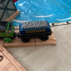 木製トーマス　ソドーベイセットの画像