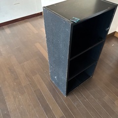 カラーボックス 黒の画像