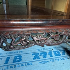 木製　ローテーブルの画像