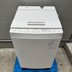 239⭐️2022年製★東芝　洗濯機　8KG 大型　インバーター　一人暮らしの画像
