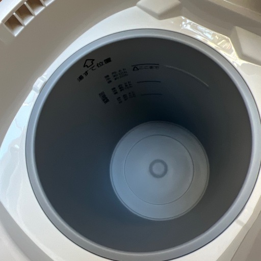 【ほぼ未使用】象印 スチーム式加湿器 EE-TB60-WA