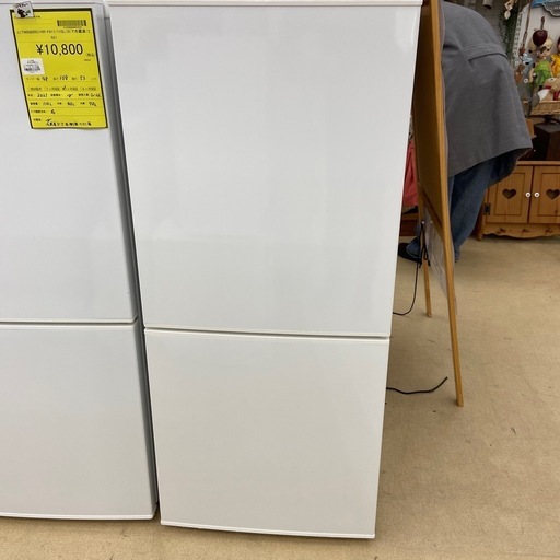 【ドリーム池田店】◎ジモティー割対象品◎ツインバード 2ドア冷蔵庫 110L HR-F911 2020年製 45028