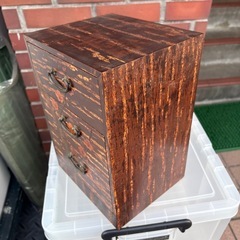 角館の桜皮細工　小物入れ　小引き出しの画像