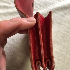 IL BISONTE  長財布　赤の画像