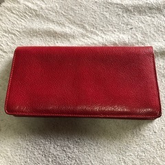 IL BISONTE  長財布　赤の画像
