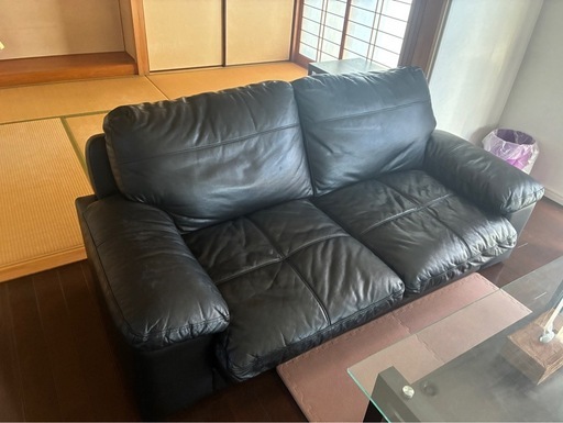 ソファ 黒