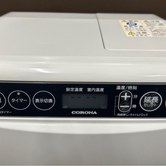 【コロナ】ファンヒーター ホワイト　2019年製の画像