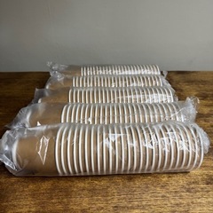 未開封 断熱クラフト二重紙カップ EC114 150個（25個×6セット）の画像