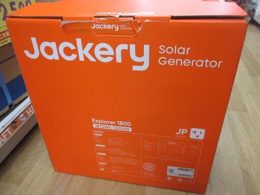 Jackery JE-1800A ポータブル電源 未使用品 開封済み リチウムイオンバッテリー 【ハンズクラフト宜野湾店】