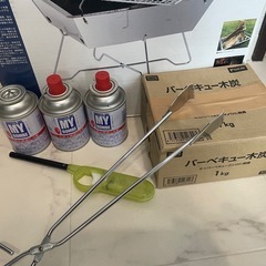 BBQフルセット（グリル・炭・ガス・小物一式）の画像