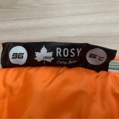 中古品　シュラフ　ROCY  6℃ オレンジ　LOGOSの画像
