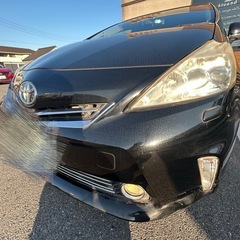 プリウスα黒　111720kmの画像