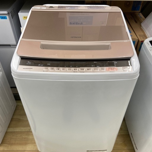 日立 9.0kg全自動洗濯機【リサイクルフカツ岡崎倉庫店】260222SM-54