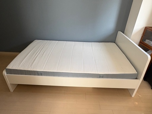 IKEA   ASKVOLLセミダブルベッド+VESTEROYマットレス