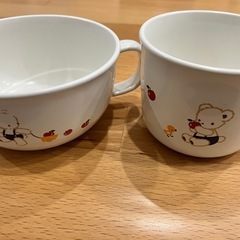 familiar スープ椀　コップ　食器セットの画像
