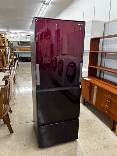 3ドア冷蔵庫　SHARP   SJ-GW35H-R