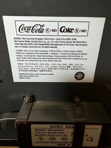 コカ・コーラ　ネオンボード　ペニージャパン　電飾看板 COCA-COLA看板