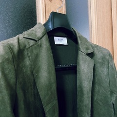 【西新宿】ZARA   スウェード フェイクレザー コート 美品の画像