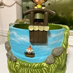 激レア品！　ムーミン　レトロガーデニング陶器　　加藤工芸　の画像