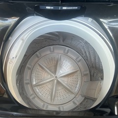 【高年式！/2025年式】全自動電気洗濯機 ブラック アイリスオーヤマ③の画像