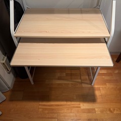 デスク　机　棚　収納の画像