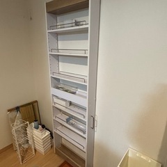 隙間収納 キッチンラック スリム スリムラック キッチン キッチンワゴン 収納 すき間収納 ランドリー ラック 9段 パントリー 隙間 キッチン収納 冷蔵庫横 ハイタイプ 幅 12cmの画像