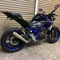 ヤマハ　MT-25 丸目カスタム　配送可能　支払いは現金or振り込みも可能の画像