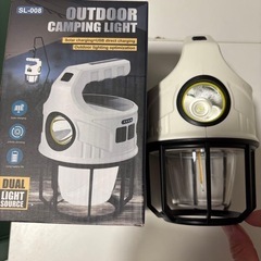 防水 360°照明 ランタン　キャンプライト　アウトドア　ソーラー　懐中電灯 の画像