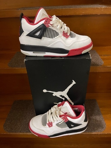 ナイキ Nike Air Jordan 4 Retro Fire Red 23cm