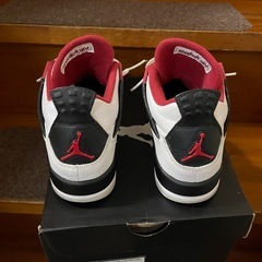 ナイキ Nike Air Jordan 4 Retro Fire Red 23cmの画像
