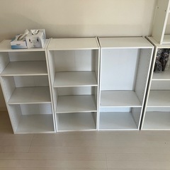 カラーボックス　ニトリ　追加板　ホワイトの画像