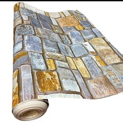 SA-1012 石壁デザイン 壁紙 45cm x 10mの画像