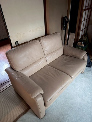 大塚家具 本革ソファー