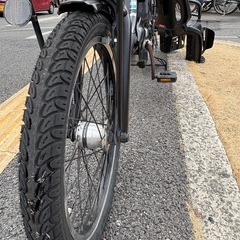 中古20㌅Panasonic電動アシスト自転車　13.2Ah4点灯　大阪　001の画像