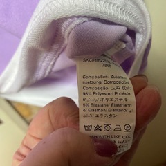 綺麗な紫のロングTシャツの画像