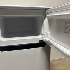 2ドア冷凍冷蔵庫の画像
