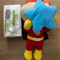 【非売品！UFOキャッチャー限定】それいけ！アンパンマン メガジャンボ お星さまぬいぐるみの画像